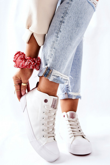 obuv pre voľný čas s podrážkou Cross Jeans II2R4033C bielej farby