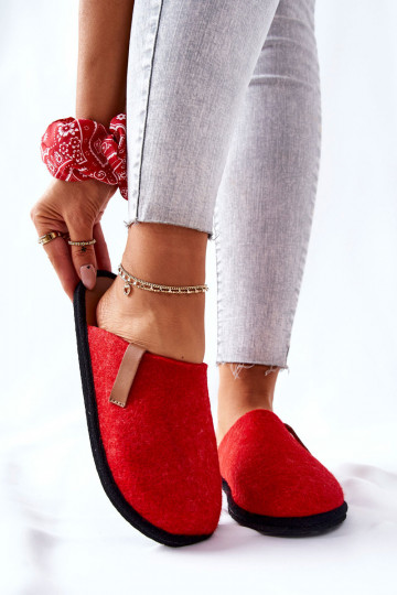 Papuče domáce II267002 červeno-hnedej farby 2