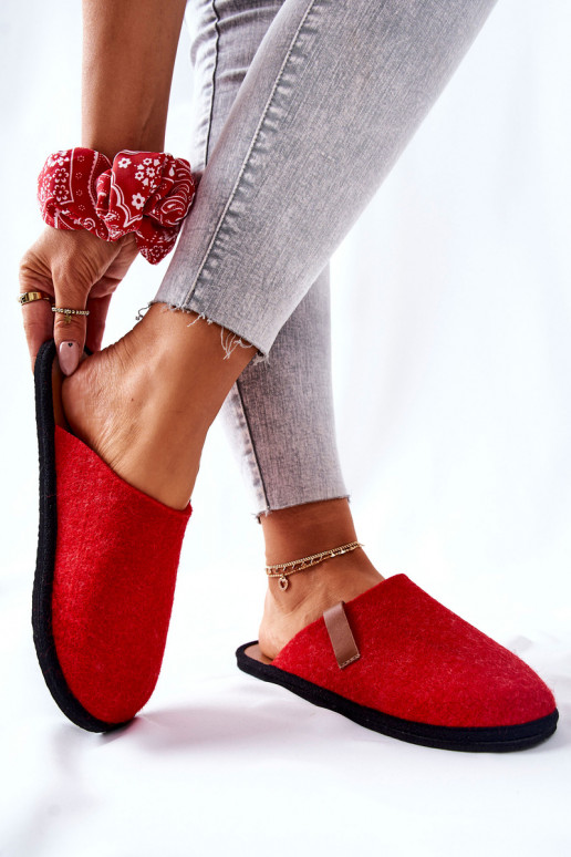 Papuče domáce II267002 červeno-hnedej farby Papuče domáce II267002 červeno-hnedej farby