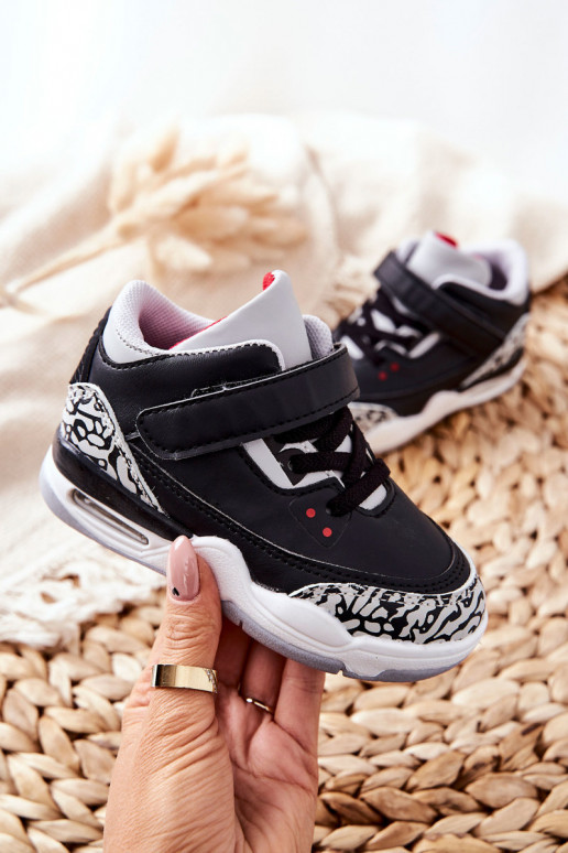 Detské tenisky Čierno-červené Linen Detské tenisky Čierno-červené Linen