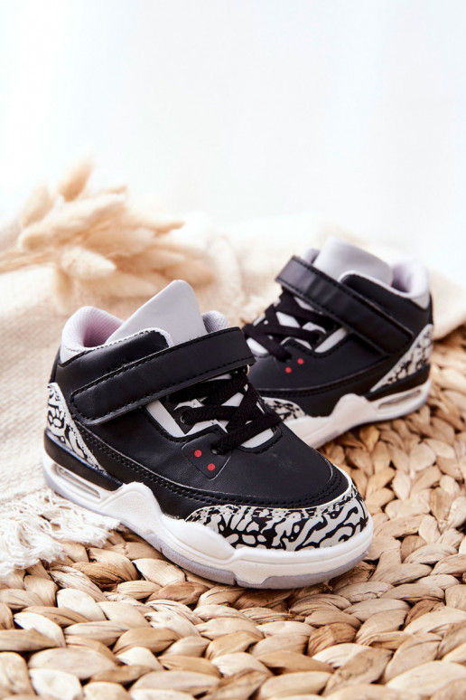 Detské tenisky Čierno-červené Linen Detské tenisky Čierno-červené Linen