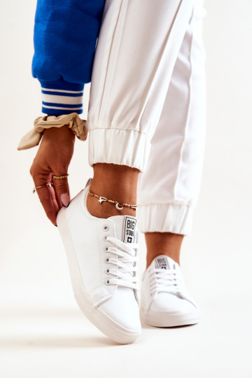 Tenisky Big Star JJ274311 bielej farby