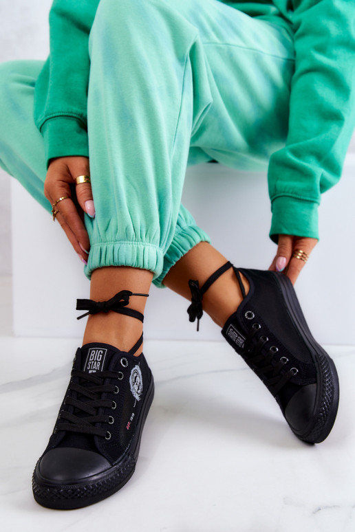 Tenisky voľnočasová obuv BIG STAR JJ274A256 čiernej farby Tenisky voľnočasová obuv BIG STAR JJ274A256 čiernej farby