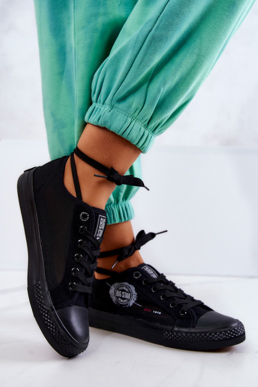 Tenisky voľnočasová obuv BIG STAR JJ274A256 čiernej farby Tenisky voľnočasová obuv BIG STAR JJ274A256 čiernej farby