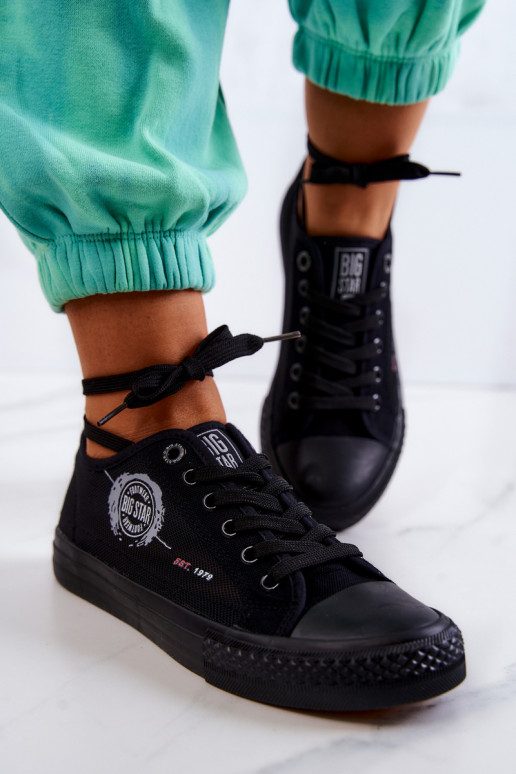 Tenisky voľnočasová obuv BIG STAR JJ274A256 čiernej farby Tenisky voľnočasová obuv BIG STAR JJ274A256 čiernej farby