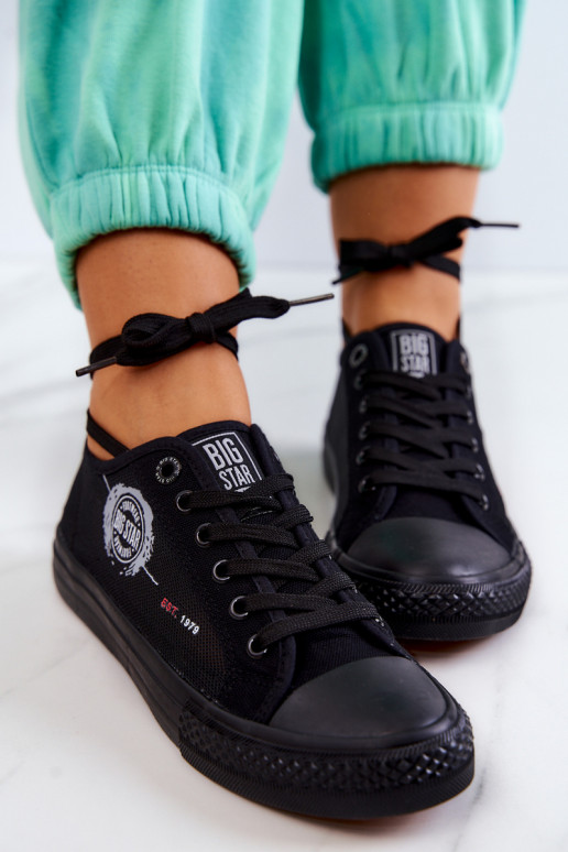Tenisky voľnočasová obuv BIG STAR JJ274A256 čiernej farby Tenisky voľnočasová obuv BIG STAR JJ274A256 čiernej farby