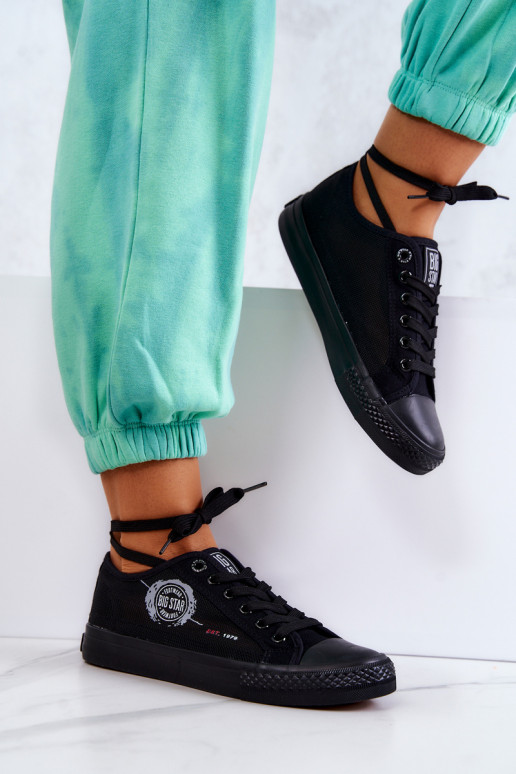 Tenisky voľnočasová obuv BIG STAR JJ274A256 čiernej farby Tenisky voľnočasová obuv BIG STAR JJ274A256 čiernej farby