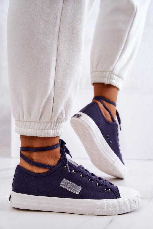 Klasický model Dámske topánky BIG STAR JJ274494 tmavomodré