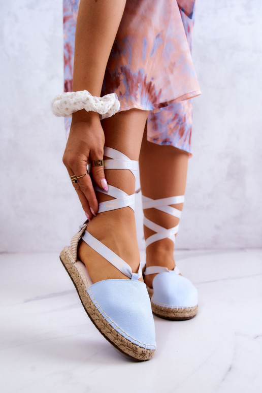 Šnurovacie espadrilky Big Star JJ274863 modré Šnurovacie espadrilky Big Star JJ274863 modré