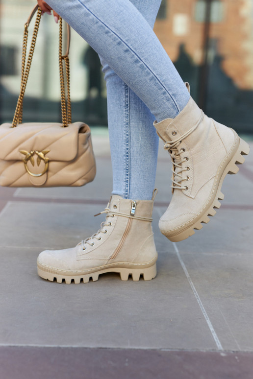 Čižmy vyrobené zo semišu topánky šedej farby Layden Čižmy vyrobené zo semišu topánky šedej farby Layden