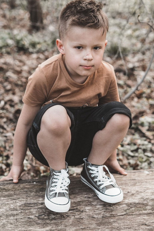 Detská voľnočasová obuv s podrážkou v kaki farbe Filemon Detská voľnočasová obuv s podrážkou v kaki farbe Filemon