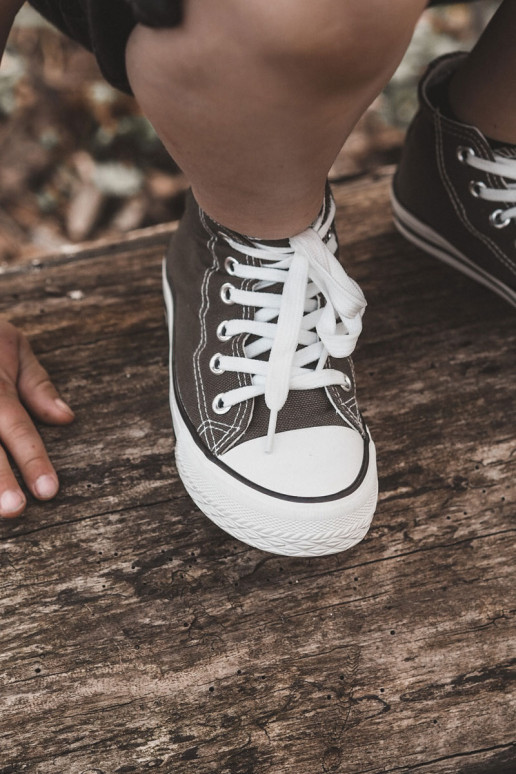 Detská voľnočasová obuv s podrážkou v kaki farbe Filemon Detská voľnočasová obuv s podrážkou v kaki farbe Filemon