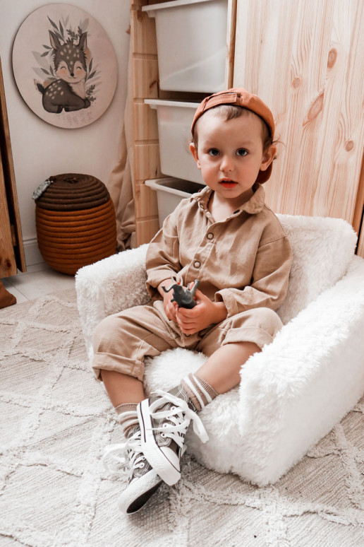 Detská voľnočasová obuv s podrážkou v kaki farbe Filemon Detská voľnočasová obuv s podrážkou v kaki farbe Filemon