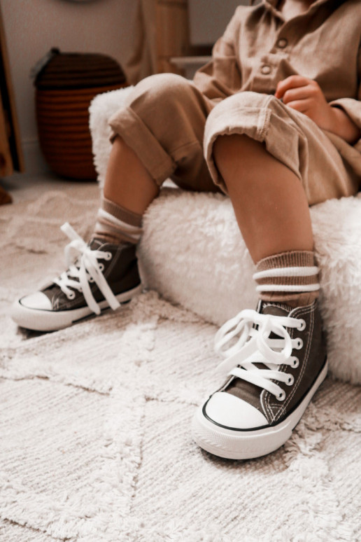 Detská voľnočasová obuv s podrážkou v kaki farbe Filemon Detská voľnočasová obuv s podrážkou v kaki farbe Filemon