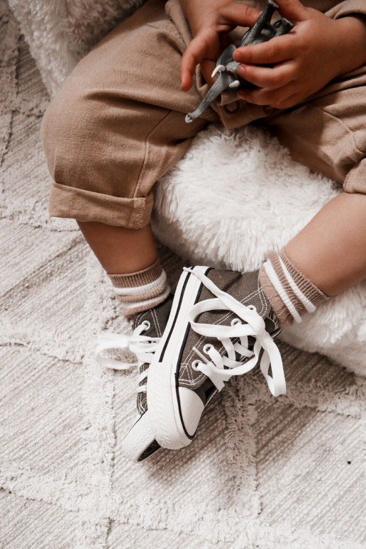 Detská voľnočasová obuv s podrážkou v kaki farbe Filemon Detská voľnočasová obuv s podrážkou v kaki farbe Filemon