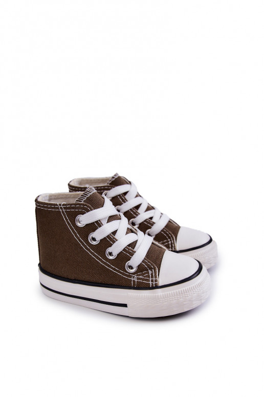 Detská voľnočasová obuv s podrážkou v kaki farbe Filemon Detská voľnočasová obuv s podrážkou v kaki farbe Filemon