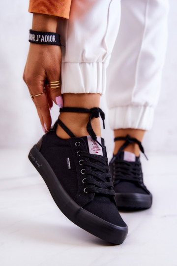 Tenisky na ramienka Cross Jeans JJ2R4039C čiernej farby 2