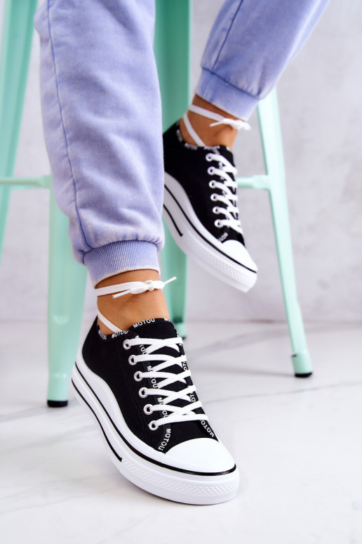 s remienkami Športová obuv čiernej farby Menifee s remienkami Športová obuv čiernej farby Menifee