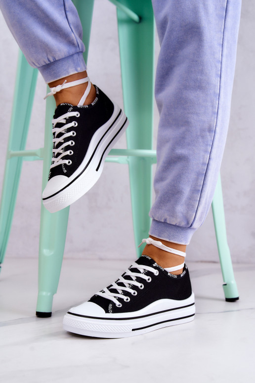 s remienkami Športová obuv čiernej farby Menifee s remienkami Športová obuv čiernej farby Menifee