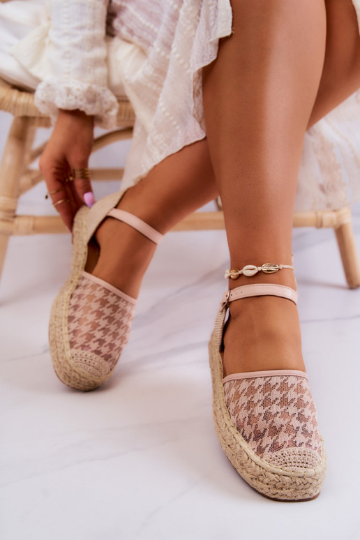 Espadrilky s prackami Nude Charlene Espadrilky s prackami Nude Charlene