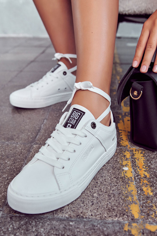 Tenisky Big Star JJ274211 Bielo-čierne