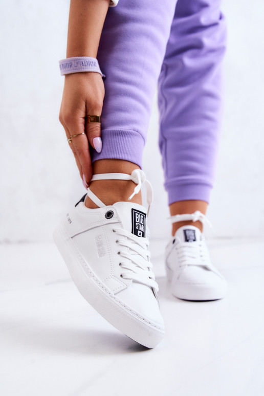 Tenisky Big Star JJ274211 Bielo-čierne