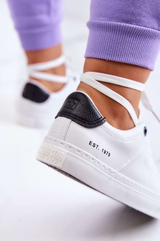 Tenisky Big Star JJ274211 Bielo-čierne