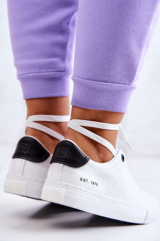 Tenisky Big Star JJ274211 Bielo-čierne