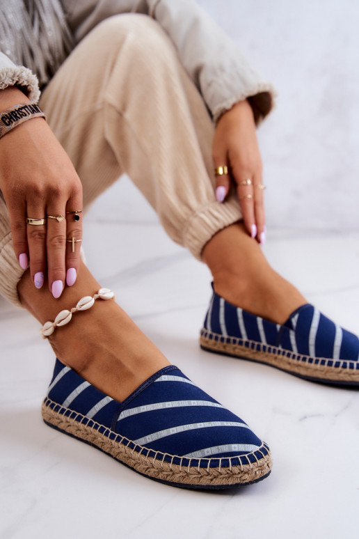 Klasický model espadriliek Big Star JJ274960 tmavomodrý Klasický model espadriliek Big Star JJ274960 tmavomodrý