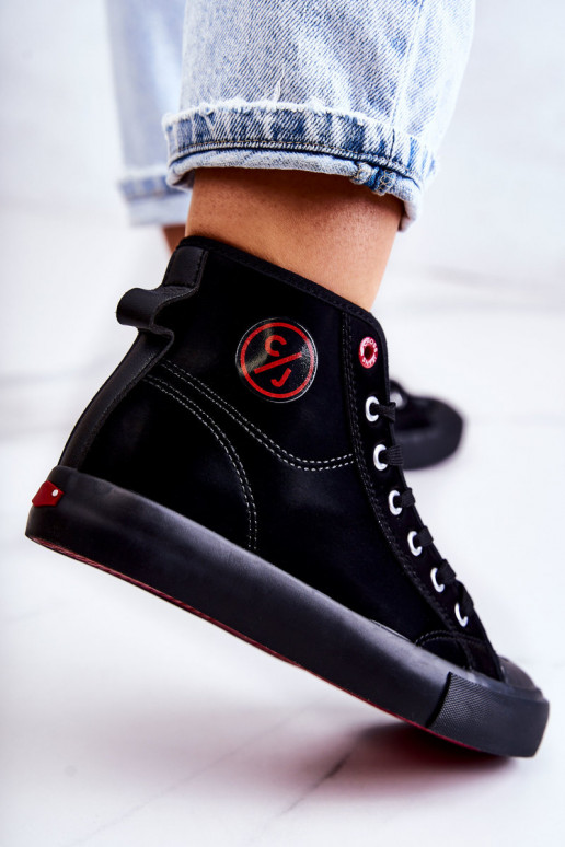 Cross Jeans voľnočasová obuv cross jeans JJ2R4055C v čiernej farbe Cross Jeans voľnočasová obuv cross jeans JJ2R4055C v čiernej farbe