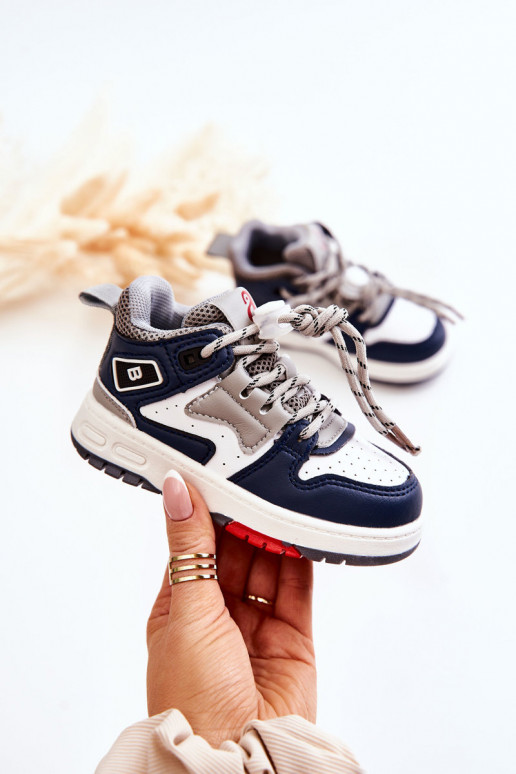 Detská športová obuv v tmavo modrej farbe Bruce Detská športová obuv v tmavo modrej farbe Bruce