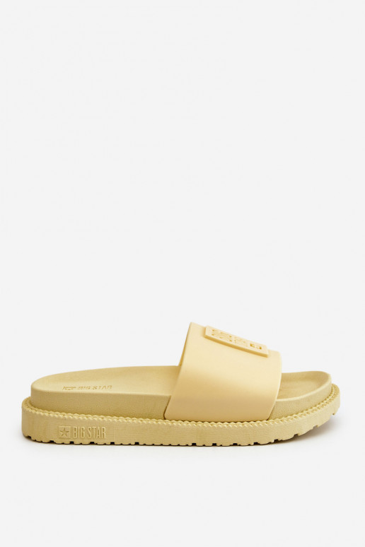 Papuče Big Star JJ274A305 žlté