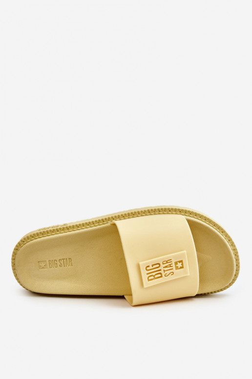 Papuče Big Star JJ274A305 žlté