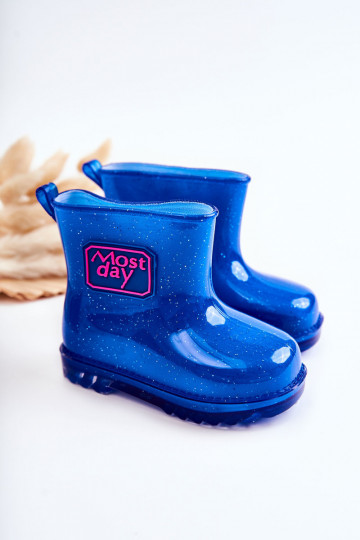 Detské gumáky v tmavo modrej farbe Rain 2