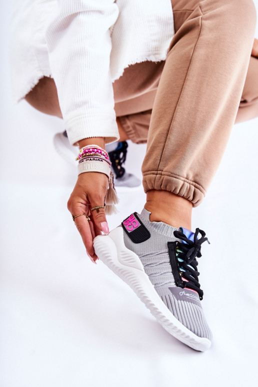 Obuv Klayra modelu tenisky v šedej farbe Obuv Klayra modelu tenisky v šedej farbe