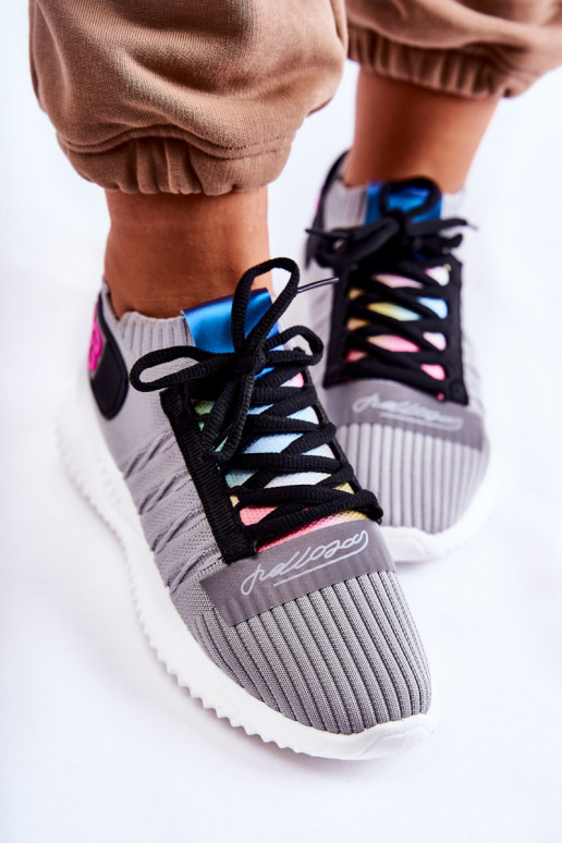 Obuv Klayra modelu tenisky v šedej farbe Obuv Klayra modelu tenisky v šedej farbe