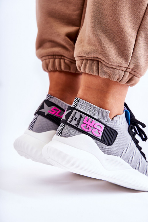 Obuv Klayra modelu tenisky v šedej farbe Obuv Klayra modelu tenisky v šedej farbe