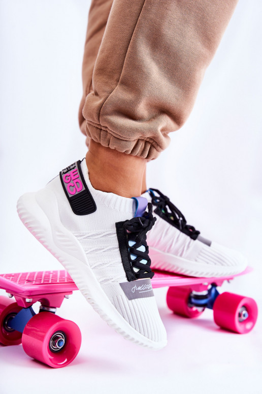 Topánky Klayra v bielej farbe modelu tenisky