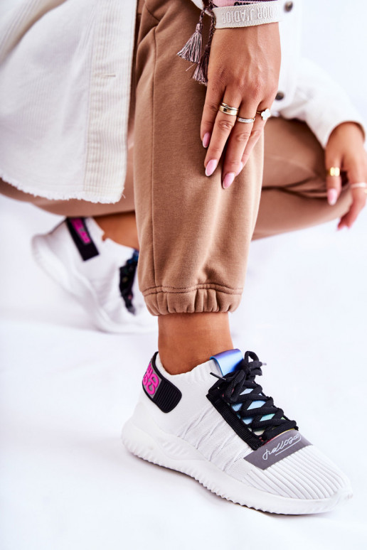 Topánky Klayra v bielej farbe modelu tenisky