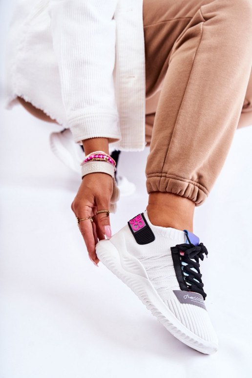 Topánky Klayra v bielej farbe modelu tenisky