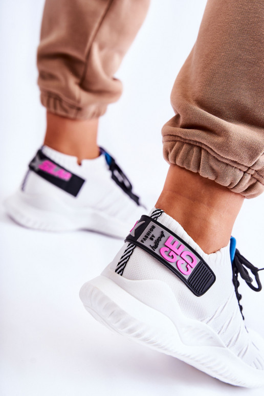 Topánky Klayra v bielej farbe modelu tenisky