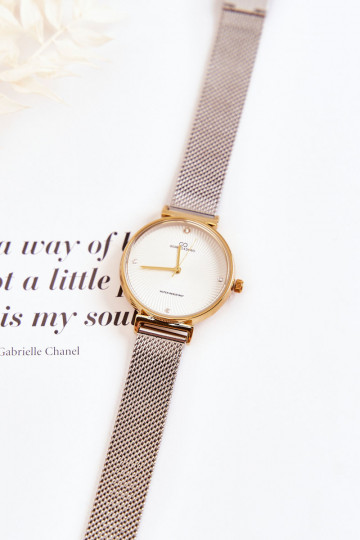 Dámske vodotesné hodinky Giorgio & Dario zlato-striebornej farby