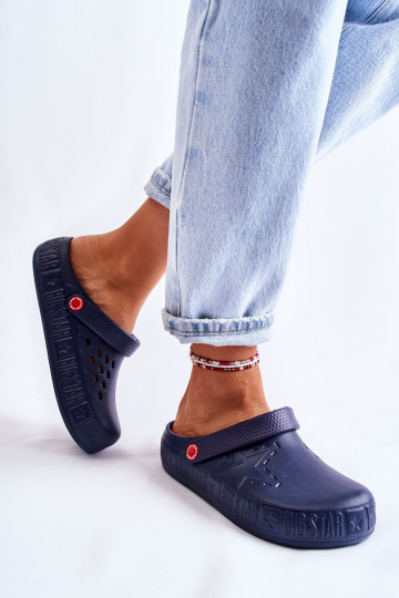 Svetlé papuče Big Star II275002 tmavomodré