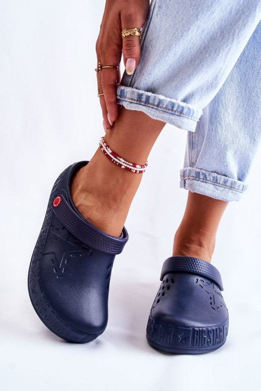 Svetlé papuče Big Star II275002 tmavomodré