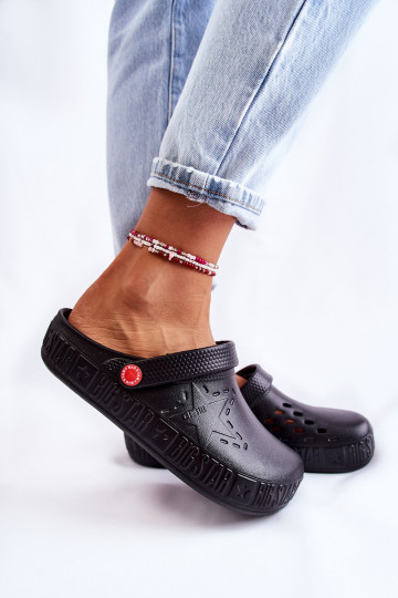 Ľahké papuče Big Star II275001 čiernej farby 2