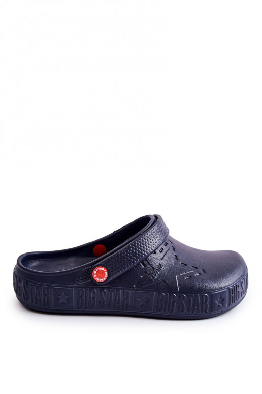 Svetlé papuče Big Star II175002 tmavomodré Svetlé papuče Big Star II175002 tmavomodré
