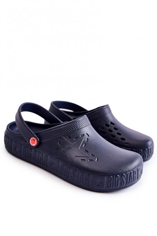 Svetlé papuče Big Star II175002 tmavomodré Svetlé papuče Big Star II175002 tmavomodré