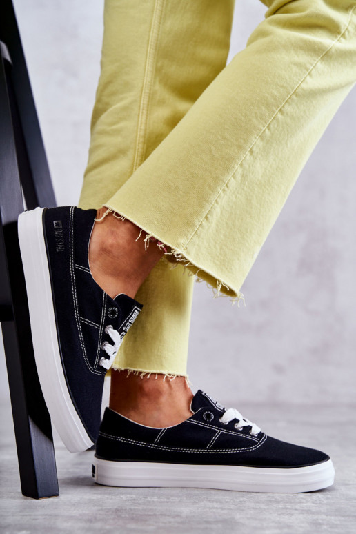 Látkové tenisky Big Star KK274019 čierne Látkové tenisky Big Star KK274019 čierne