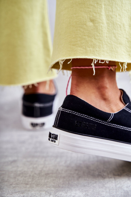 Látkové tenisky Big Star KK274019 čierne Látkové tenisky Big Star KK274019 čierne