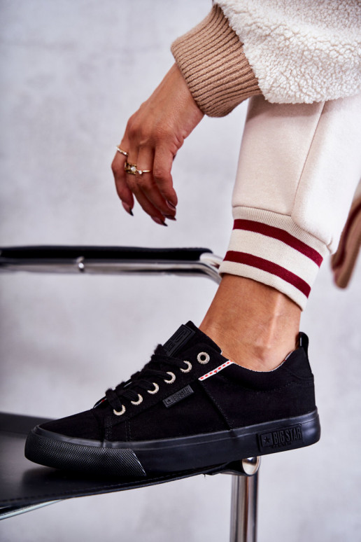 obuv na voľný čas Big Star KK274004 čierna obuv na voľný čas Big Star KK274004 čierna